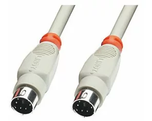 LINDY PS/2 Cable, 1m, m/m, shielded extention lead, shed