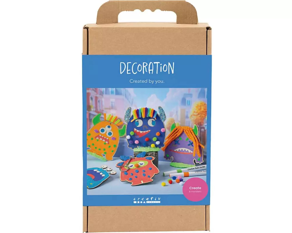 Creativ Company Bastelset - Dekoration, Monster