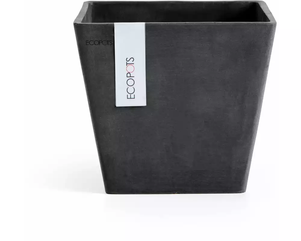 Ecopots Pflanzentopf Rotterdam 20 Dunkelgrau