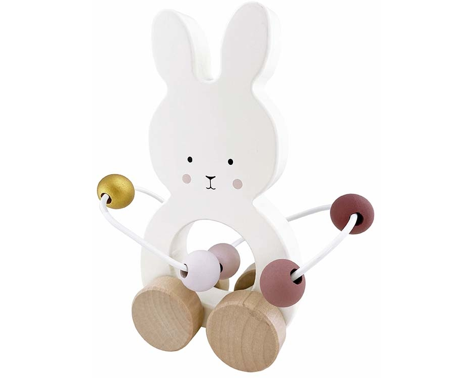 JABADABADO Nachzieh Hase C2531 mit Abacus 13x6x17cm