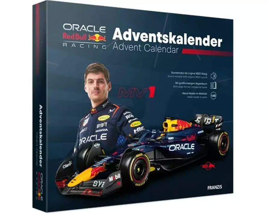 Franzis Adventskalender Oracle Racing Red Bull DE/EN