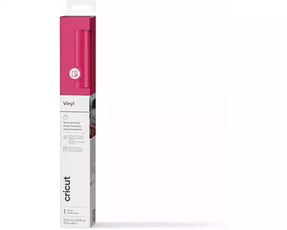 Cricut Vinylfolie Premium Permanent 30.5 x 122 cm Pink