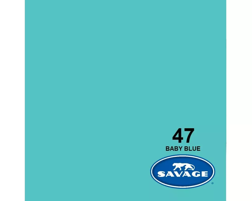 Savage Hintergrund Papier 2.72 x 11m Baby Blue