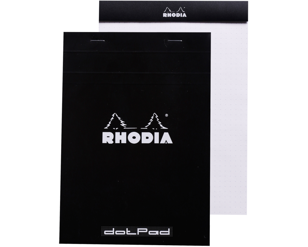 RHODIA Dot Pad schwarz A5 16559C Raster 80 Blatt