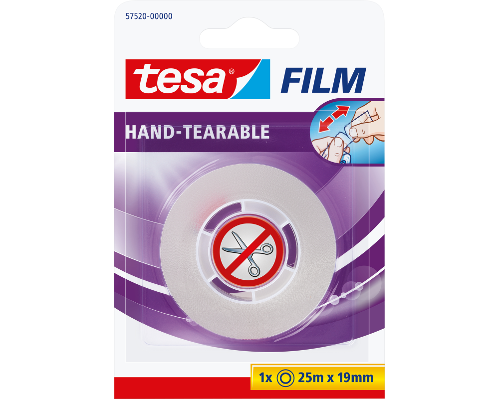 TESA Tesafilm 25mx19mm 57520-00000 transparent 1 Rolle