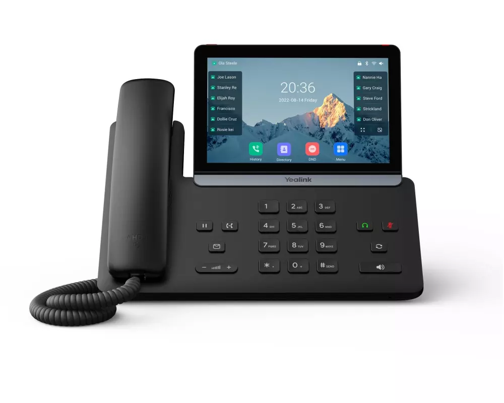 Yealink Tischtelefon SIP-T87W Schwarz