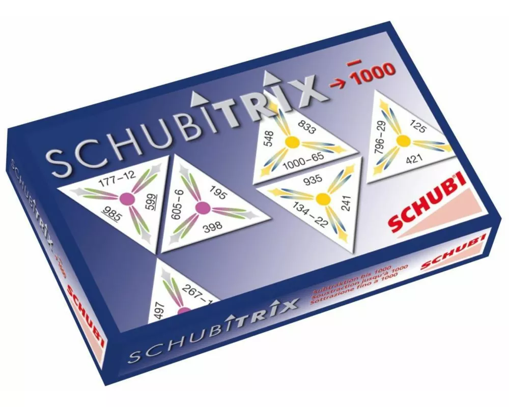 Schubitrix Subtraktion bis 1000