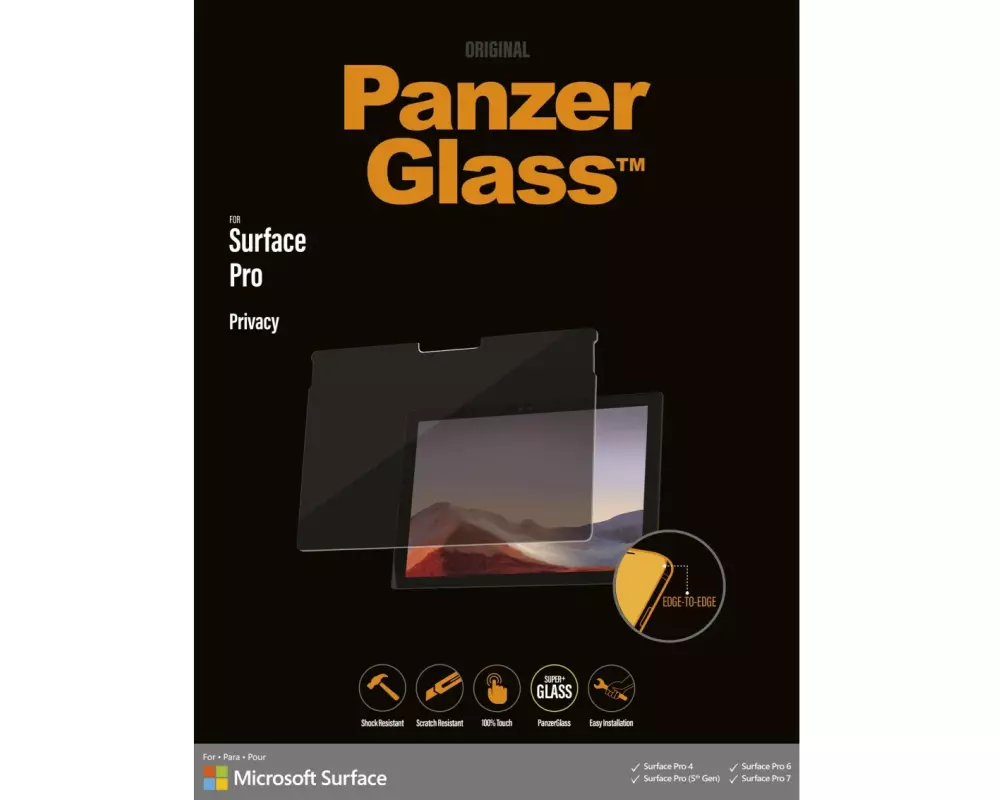 Panzerglass Tablet-Schutzfolie Privacy für Surface Pro 4-7 Gen. 12.3 "