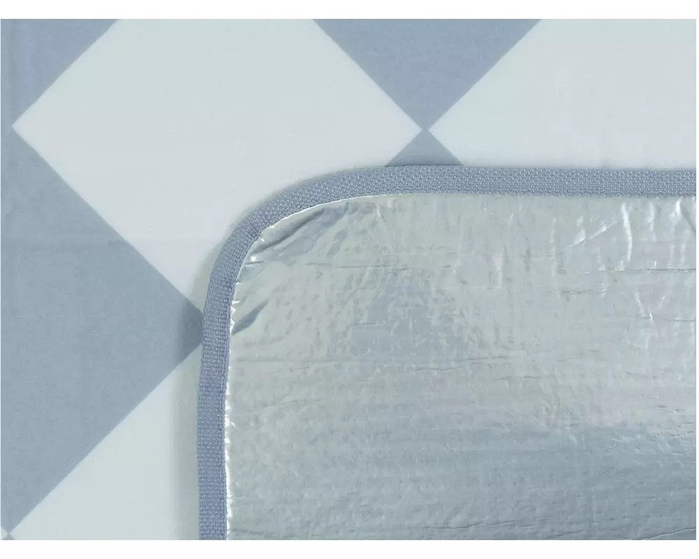 KOOR Picknickdecke Diamond, Blau 135 x 160 cm