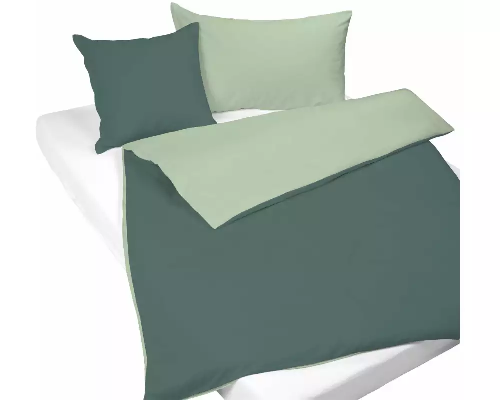 Nobilium Kopfkissenbezug Mia 65 x 100 cm, Green/Mint