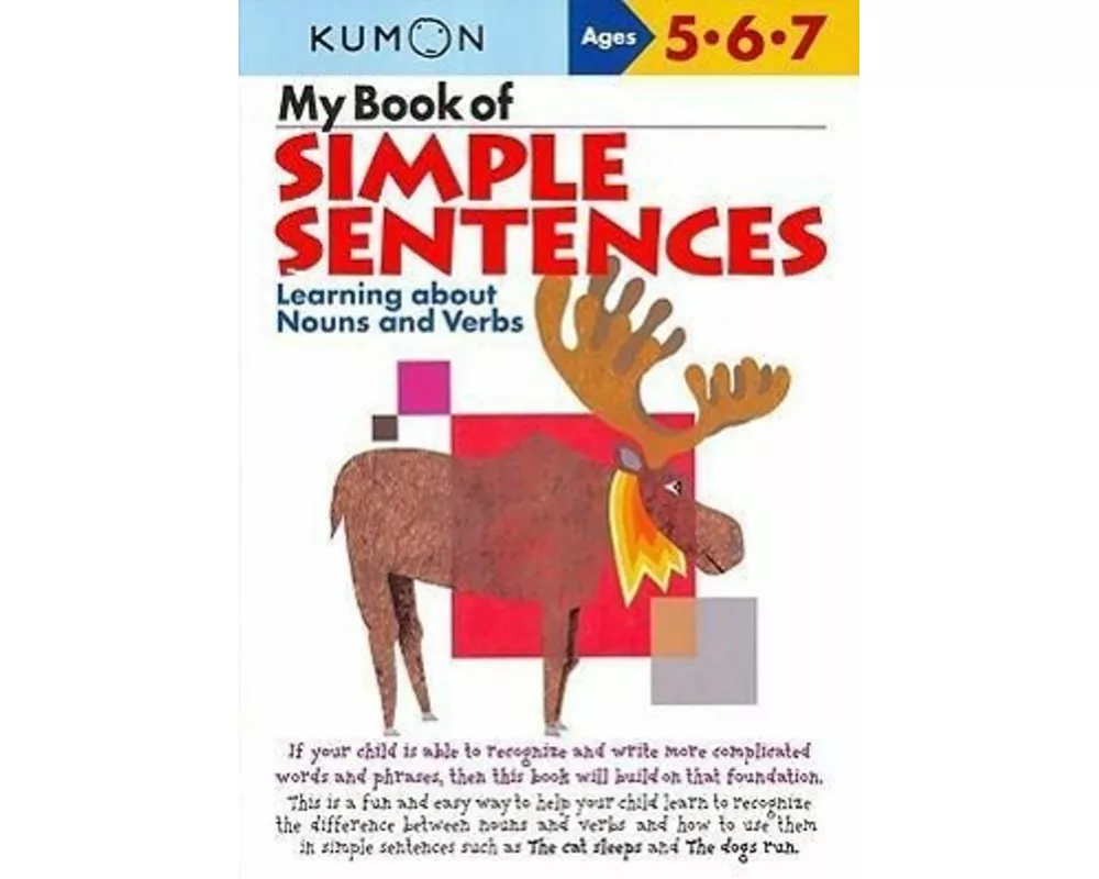 Kumon My Book of Simple Sentences