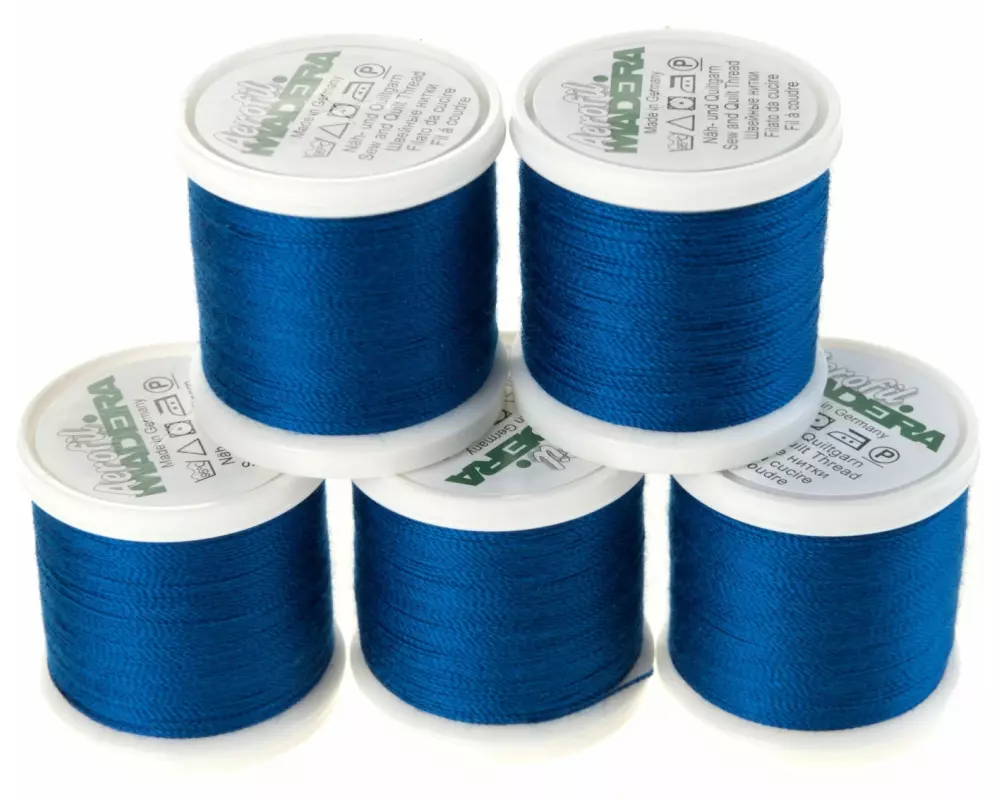 Madeira Näh-, Quilt und Overlockgarn Aerofil 35 Blau