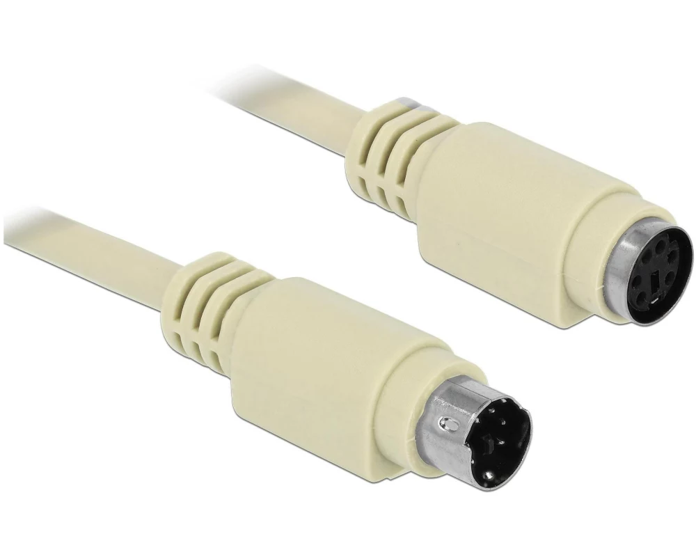 Delock Verlängerungskabel PS/2 - PS/2 (m-f) 1.8 m