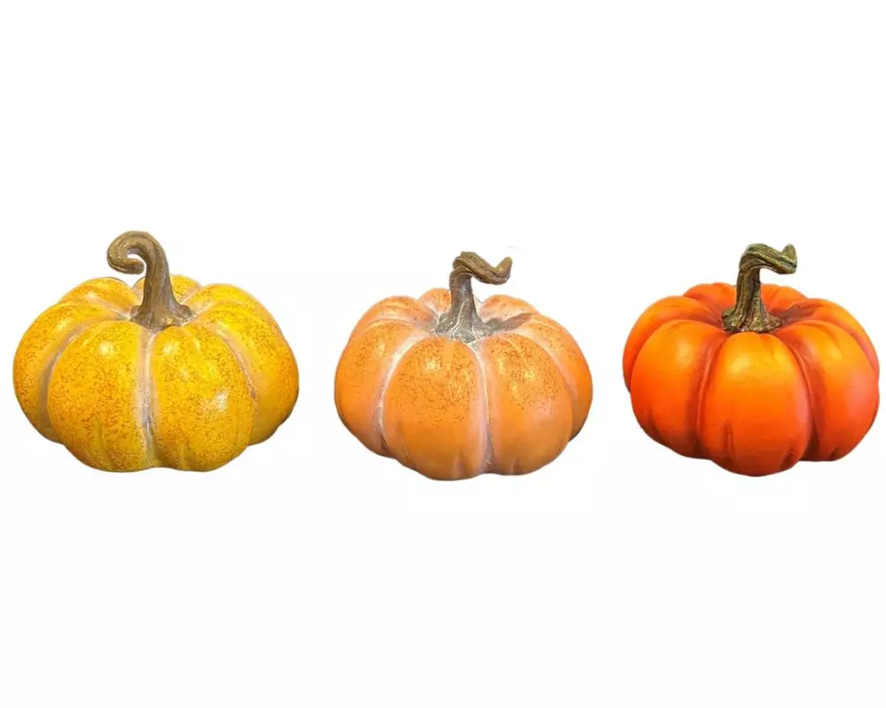Dameco Aufsteller Kürbis 3er Set, assortiert