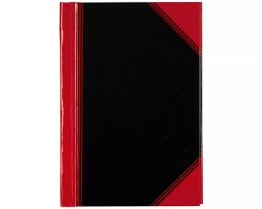 Bantex Notizbuch Bantex A7 96 Seiten, Schwarz/Rot
