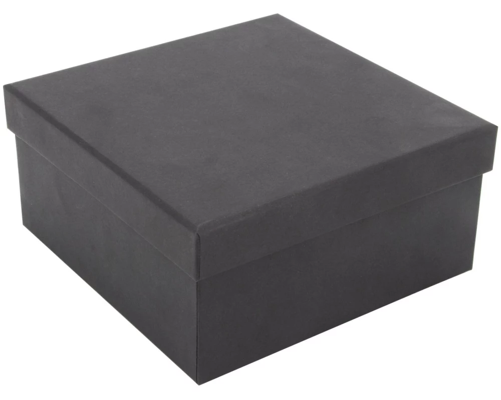 Glorex Glorex Geschenkbox schwarz 1 Stück, Schwarz