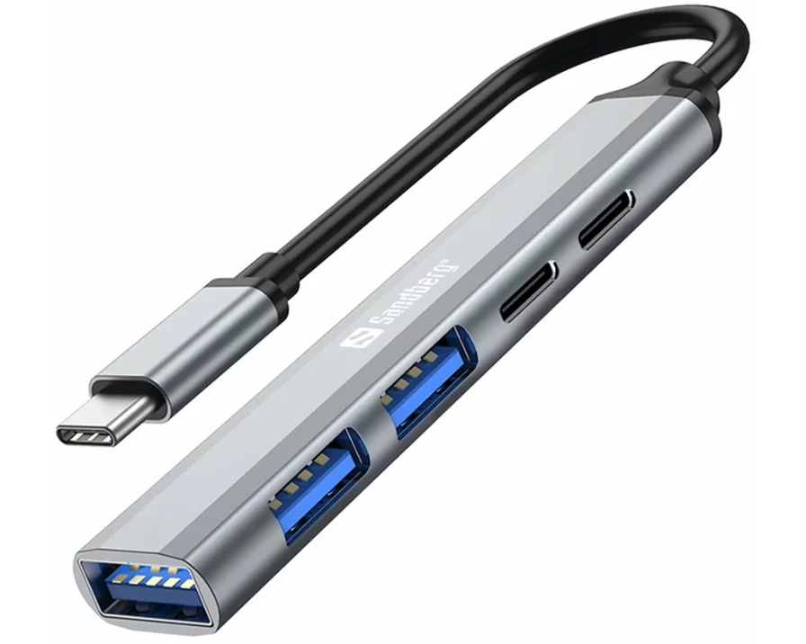 Sandberg USB-C to 3xUSB-A+2xUSB-C, SAVER