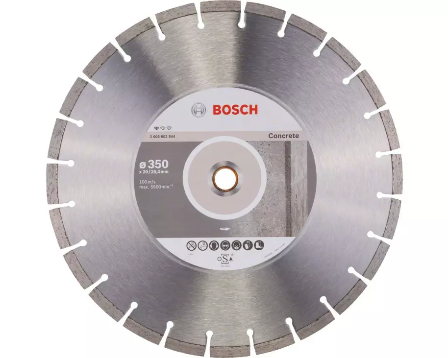 Bosch Professional Diamanttrennscheibe Standard for Concrete, 350 x 2.8 x 10 mm