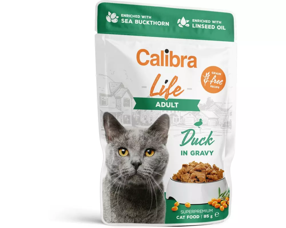 Calibra Nassfutter Life Adult Ente in Sauce 28x 85 g
