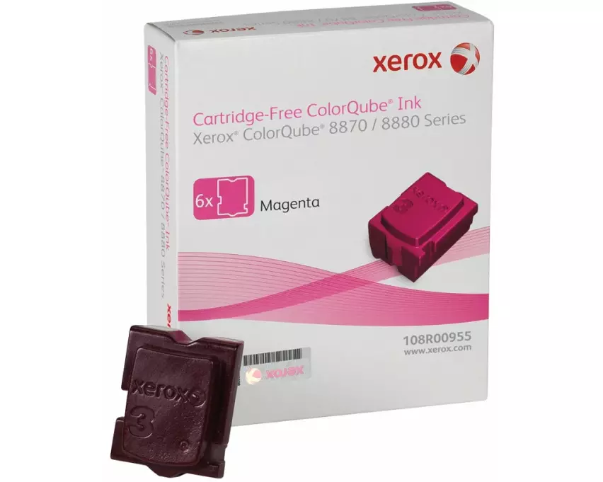 XEROX Solid Ink magenta for ColorQube 8870, 8880 Std Capacity 6 x 2.883 pages 6x