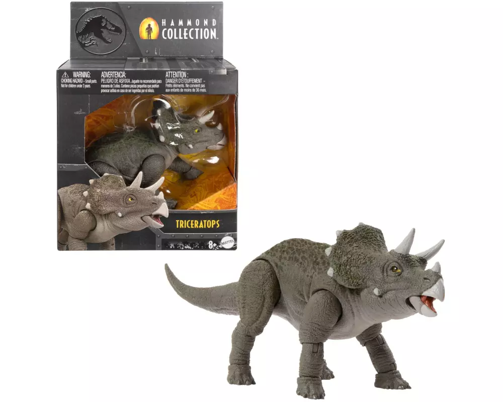 Mattel Jurassic World Hammond Collection Junge Triceratops