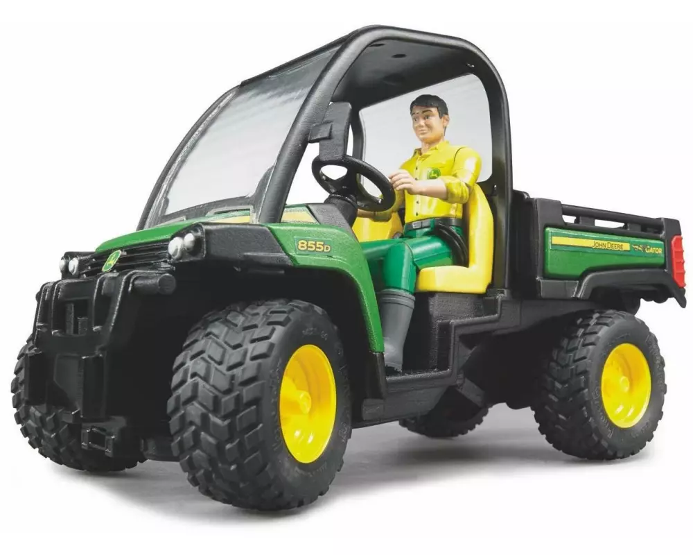 Bruder Spielwaren Landwirtschaftsfahrzeug John Deere Gator 8550 mit Fahrer