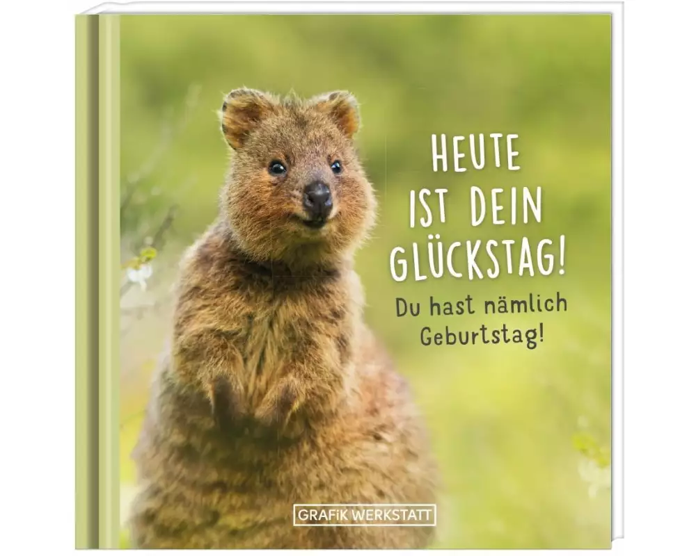 Grafik Werkstatt Minibuch Heute ist dein Glückstag