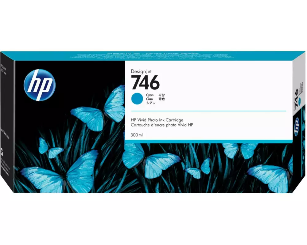 HP Tinte Nr. 746 (P2V80A) Cyan