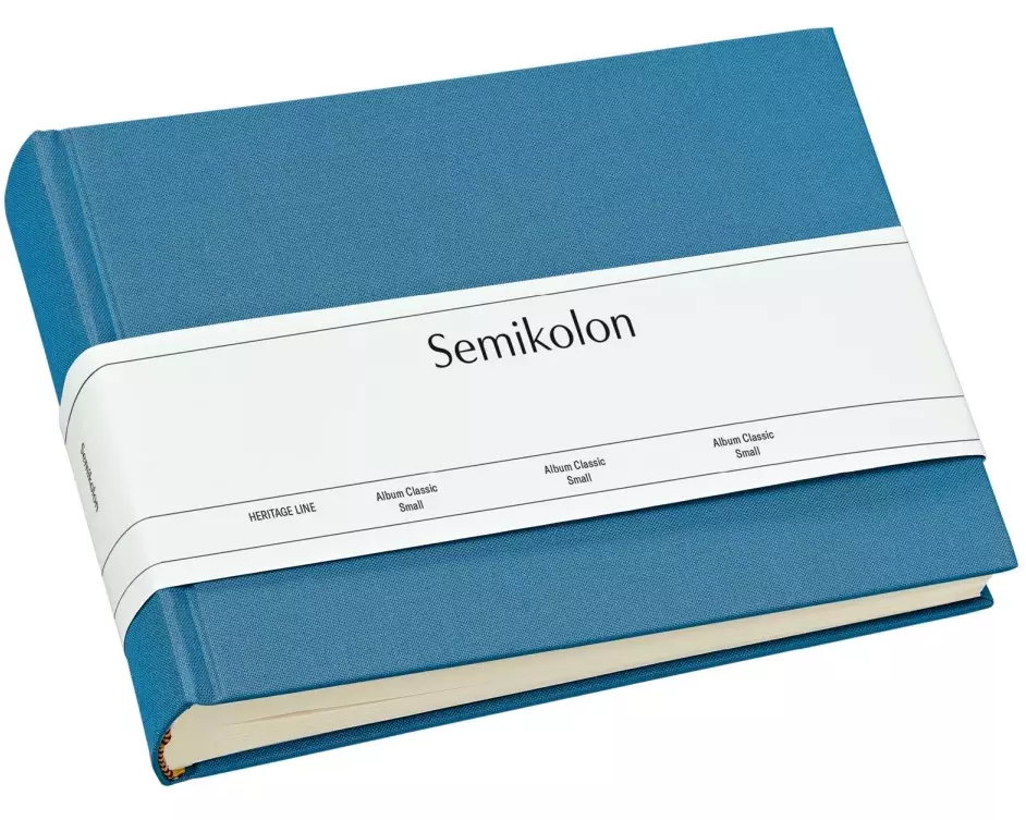 Semikolon Fotoalbum Classic Medium 21.6 cm x 16 cm Blau