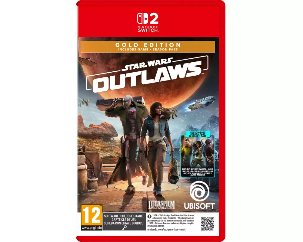 Ubisoft Star Wars Outlaws Gold Edition (Game Key Card)
