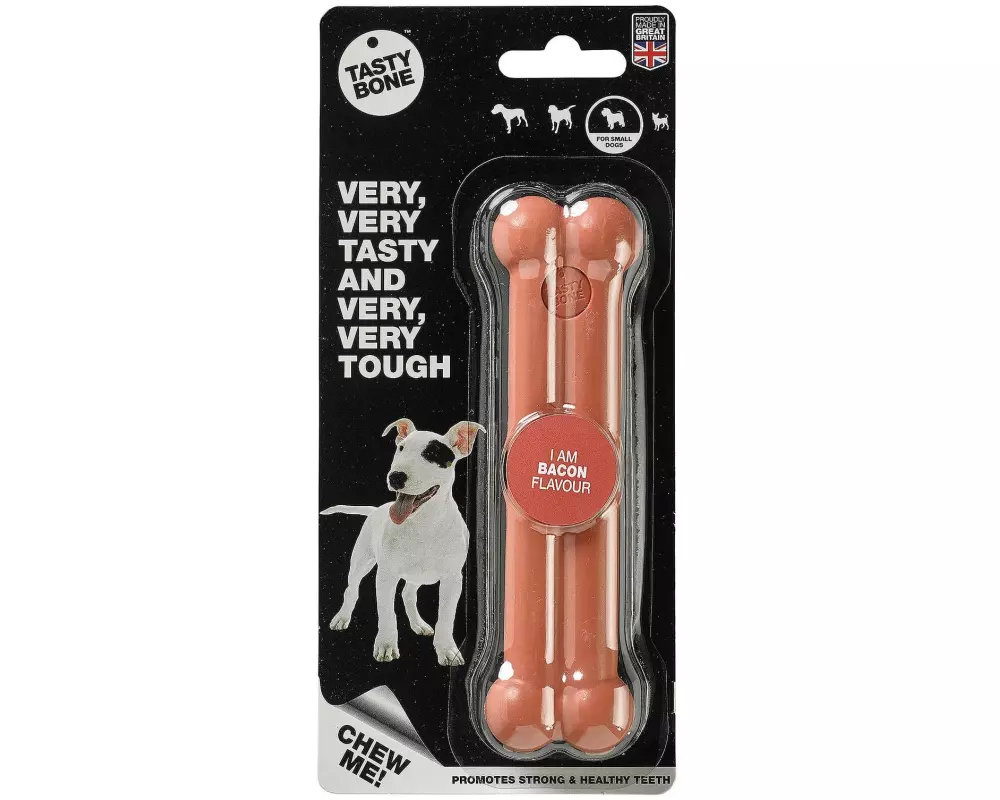 Tasty Bone Spielzeugknochen mit Speckgeschmack, S