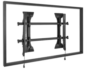 "Fusion Wallmount, fix, M, -56kg, -640x400, micro-adjust"