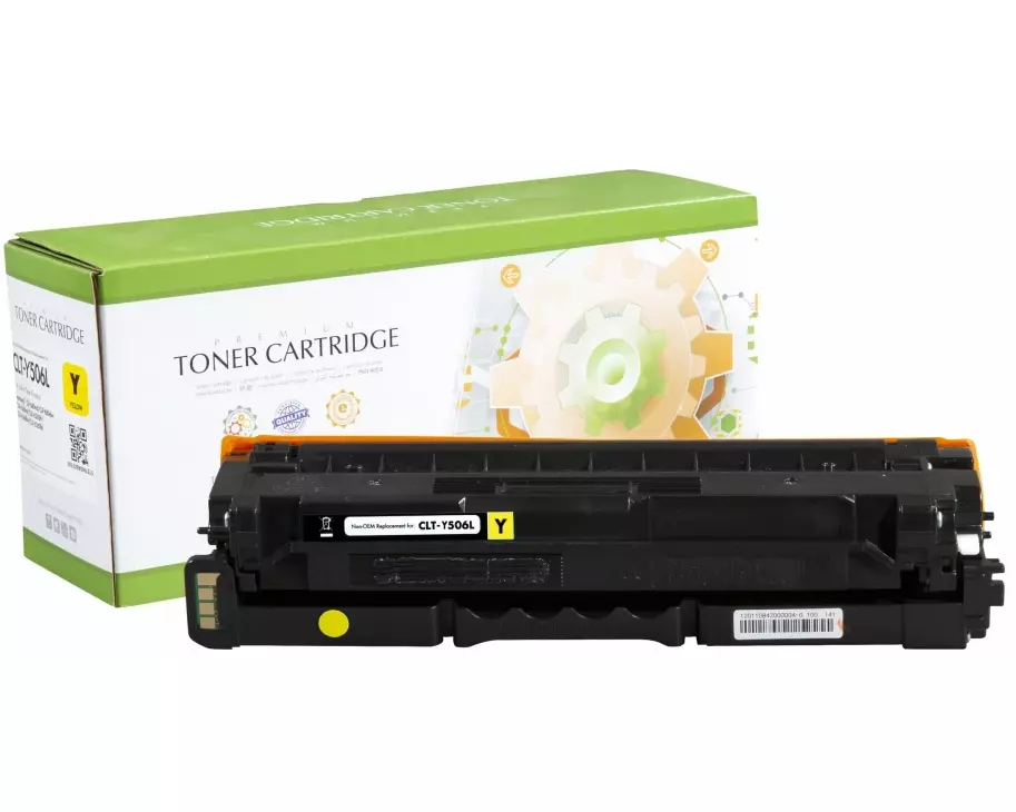 STATIC Toner cartridge compatible with Samsung CLT-Y506L/SU515A yellow remanufactured 3.500 pages