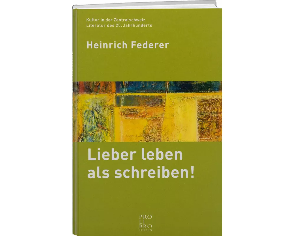 Lieber leben als schreiben!