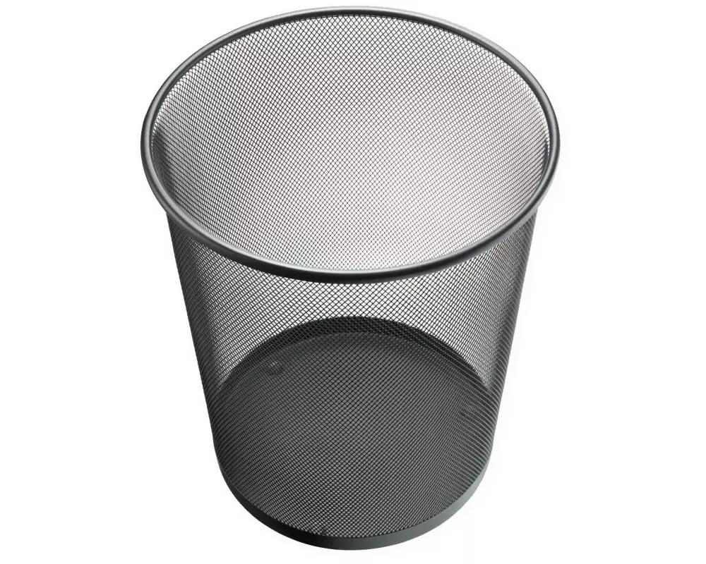 Helit Papierkorb Mesh 23 l, Schwarz