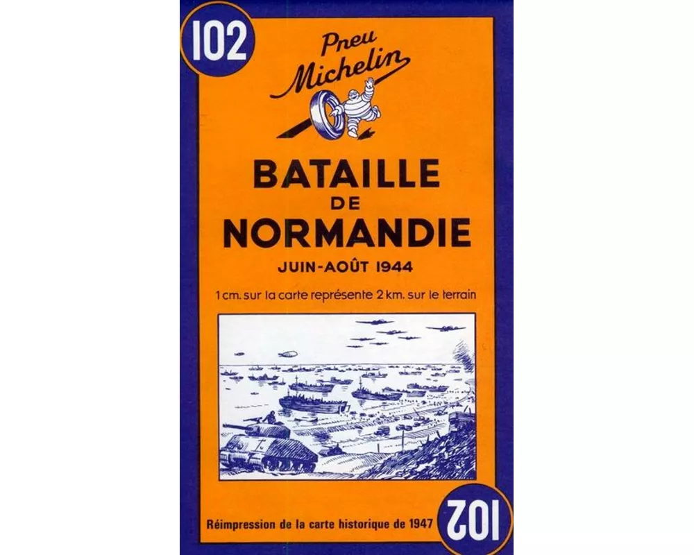 Battle of Normandy - Michelin Historical Map 102
