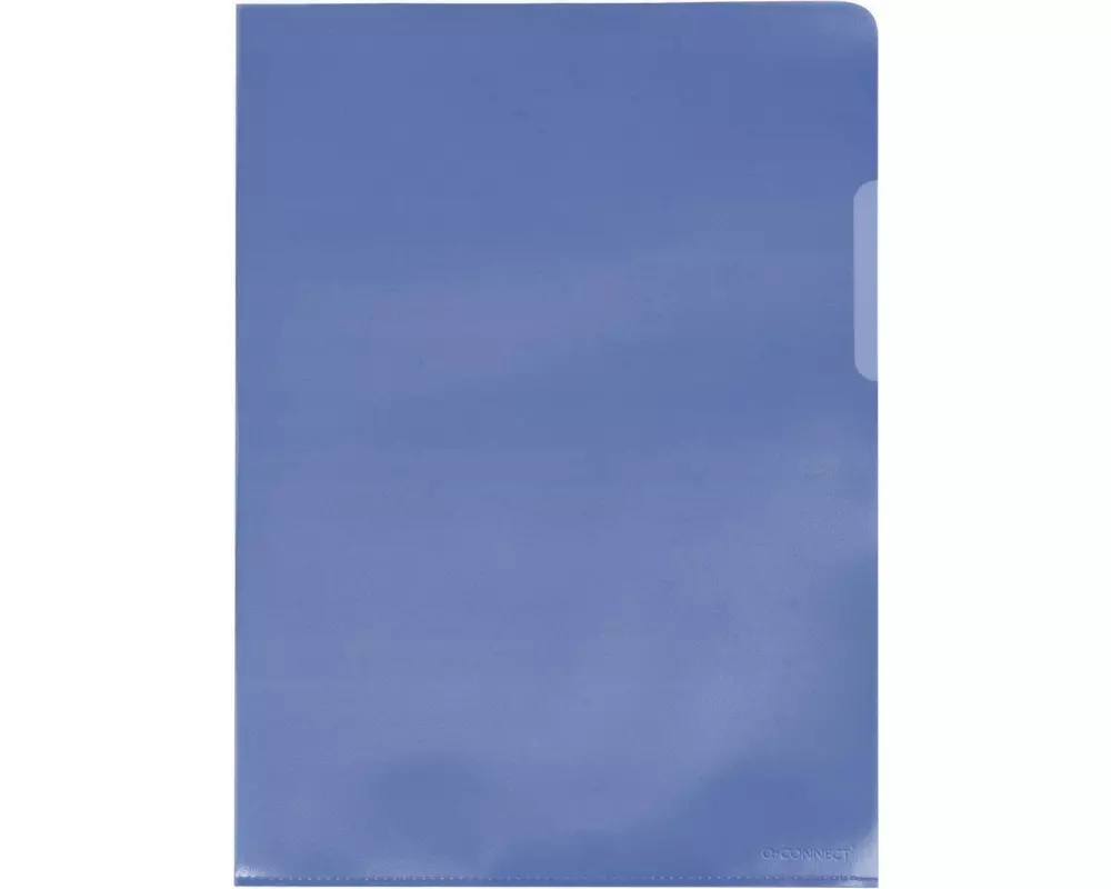 CONNECT Sichthülle A4 Blau, 10 Stück