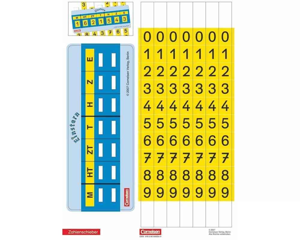 Einstern - Mathematik - Kartonbeilagen zu Ausgabe 2004 - Band 4