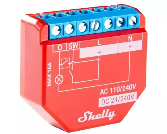 Shelly WLAN-Schaltaktor Shelly Plus 1PM WiFi-Switch