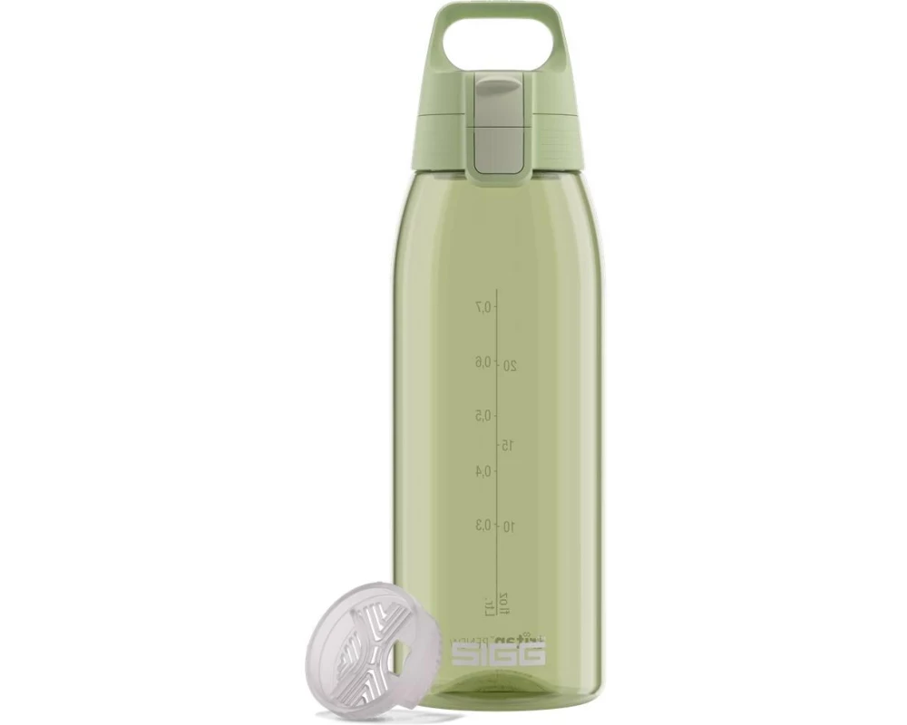 SIGG Trinkflasche Total Color ONE Eco Green 1.0 L 1000 ml, Grün
