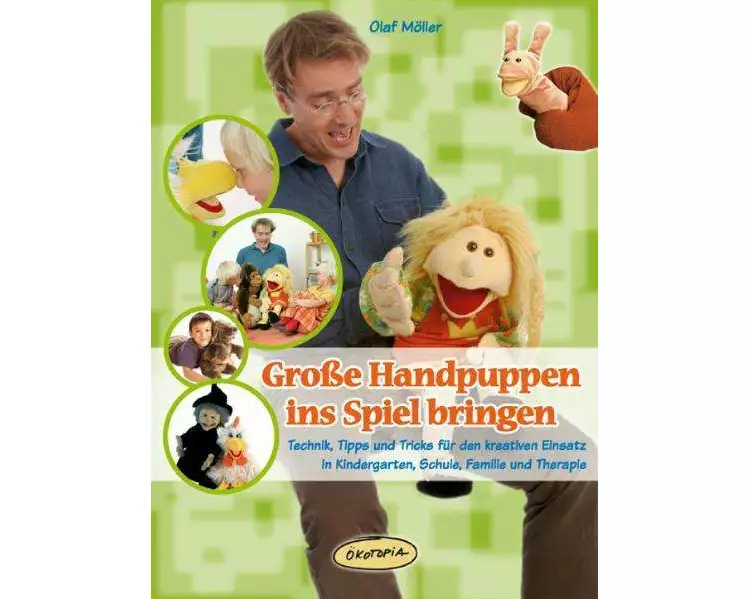 Große Handpuppen ins Spiel bringen