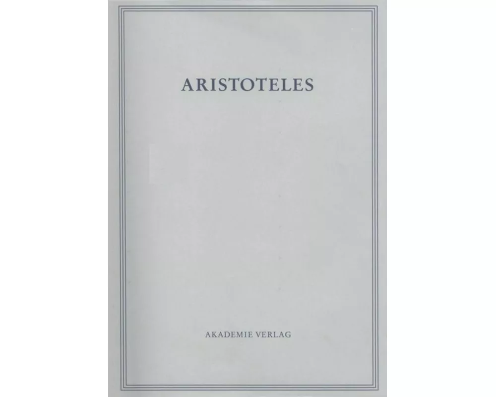 Analytica priora. Buch I