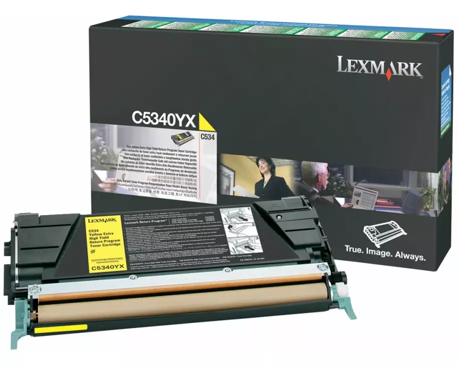 LEXMARK C534 Toner yellow Extra high Capacity 7.000 pages return