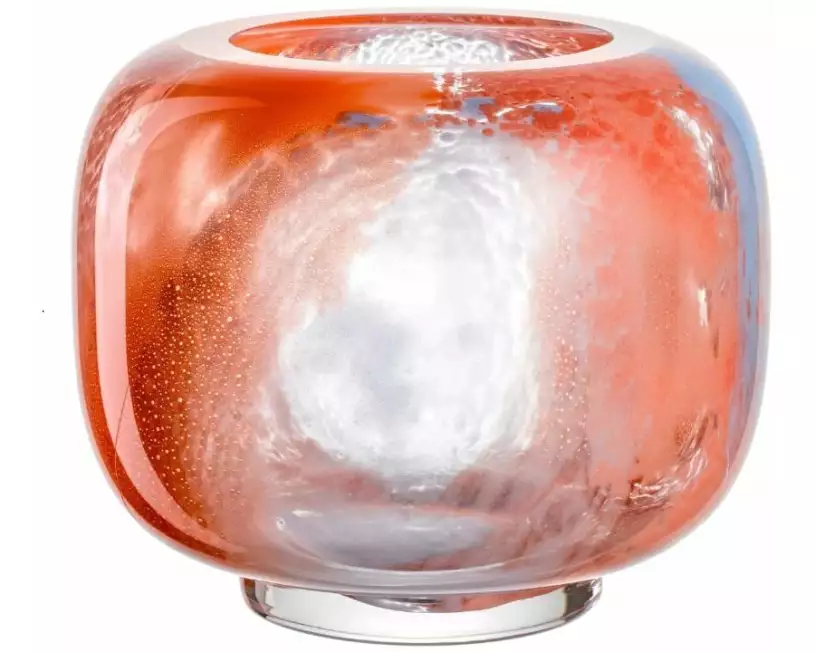 Leonardo Vase Cipria Due 20 cm, Blau/Orange