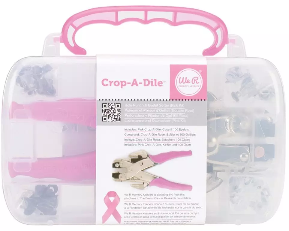 We R Memory Keepers Ösenstanzer Crop-a-Dile Set, 0.6 cm