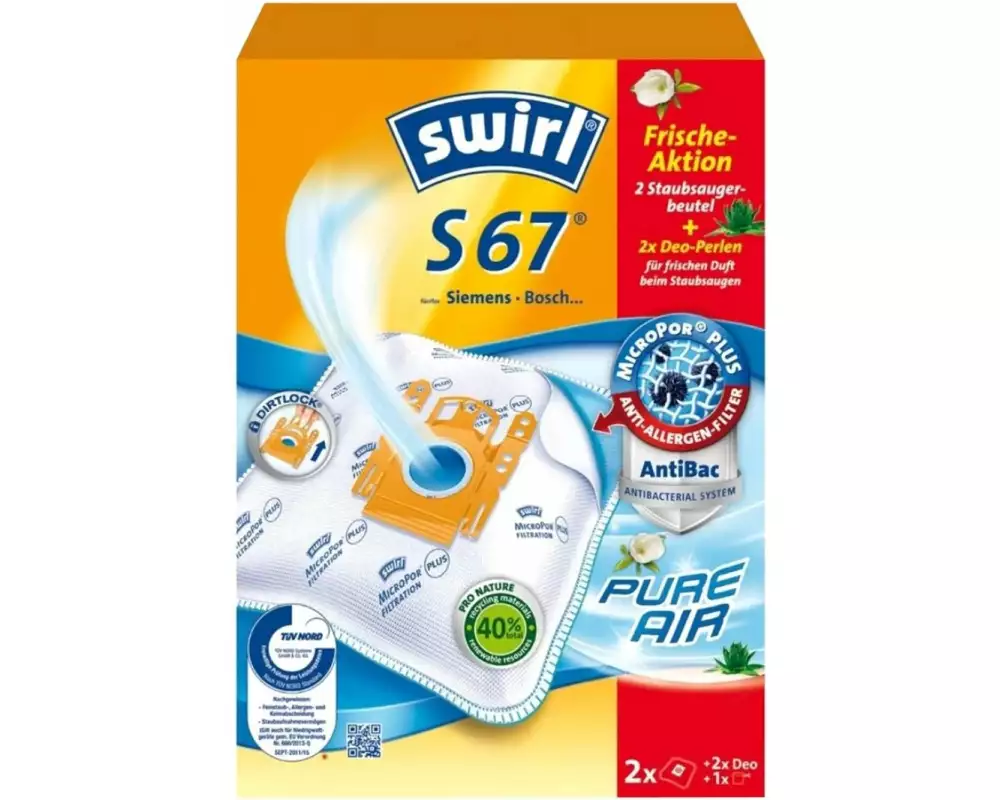 Swirl Staubfilterbeutel M40 2 Stück