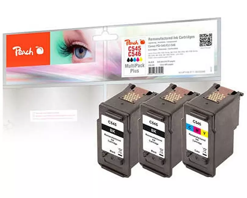 Peach Tinte Canon PG-545/CL-546 2x BK, 1x Color