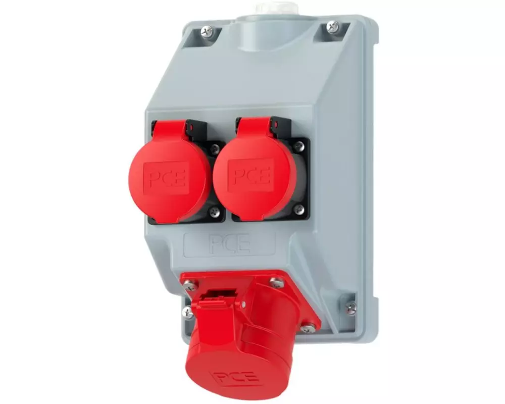 Spälti AG Spälti Wandsteckdosenkombination COMBO-POL2 16/5 IP44 2xT25