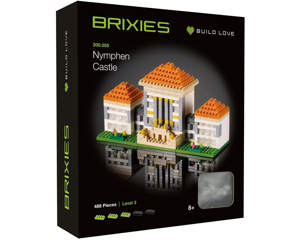 BRIXIES Bausteinmodell Nymphenburg aus 488 Bausteinen