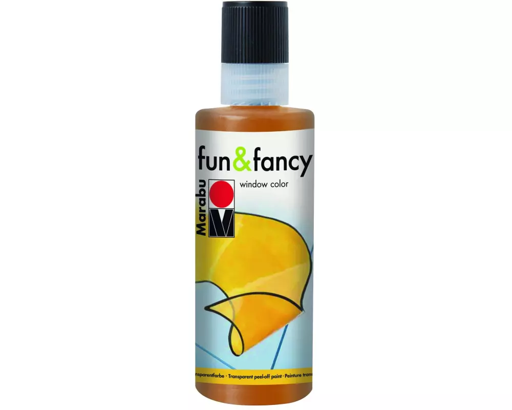 Marabu Fensterfarbe Fun & Fancy Window Color 80 ml, Hellbraun